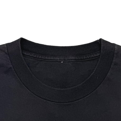 NIRVANA TEXT LOGO WITH SMILE BLACK FITS LARGE 7063