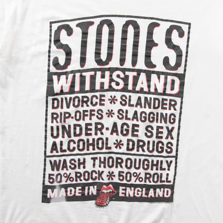THE ROLLING STONES SPIKE TONGUE WITH STAND WHITE FITS XL 4201