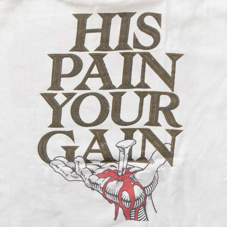 LORD'S GYM HIS PAIN YOUR GAIN WHITE FITS XL 0140