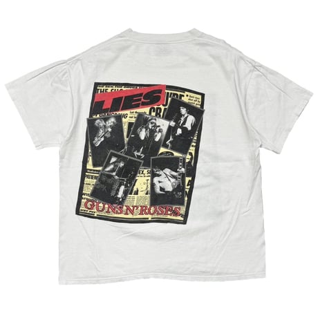 GUNS N' ROSES AXEL ROSE 1989 ONE IN A MILLION WHITE BROCKUM XL 0709
