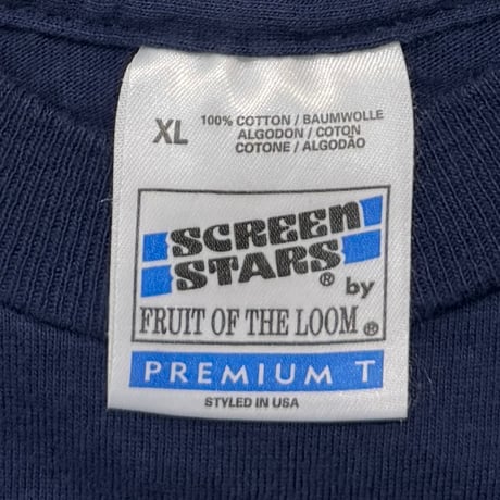 oasis BLUE CAMO BOX LOGO NAVY SCREEN STARS XL 1536