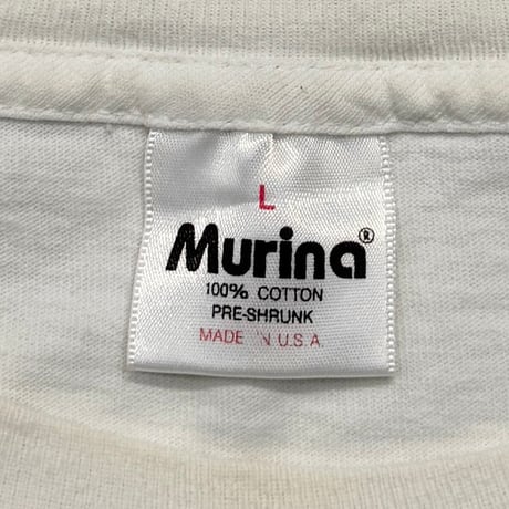 INDEPENDENCE DAY MOVIE PROMO POCKET TEE WHITE MURINA LARGE 2251