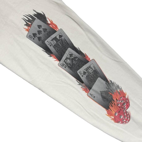 HARLEY DAVIDSON WELCOME LAS VEGAS TRUMP DICE FLAME LS WHITE LARGE 1958