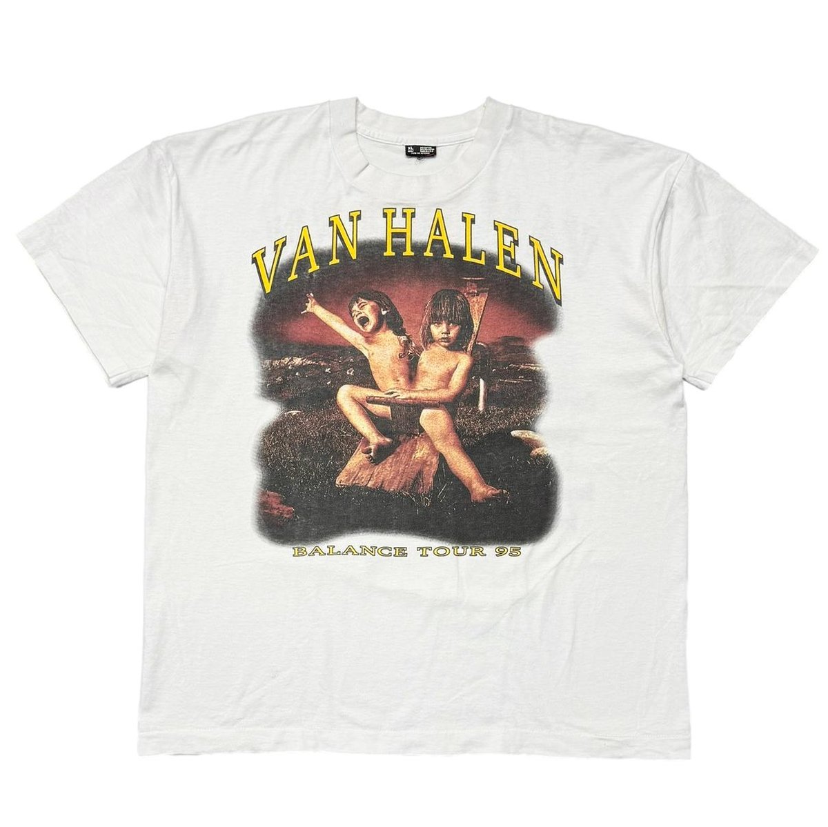 VAN HALEN BALANCE TOUR 1995 BOOTLEG WHITE XL 08