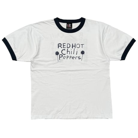 RED HOT CHILI PEPPERS 2002 BY THE WAY PALM TREE RINGER WHITE/NAVY GIANT LARGE 5060