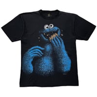SESAME STREET COOKIE MONSTER BLACK OUT CHANGES LARGE 9522