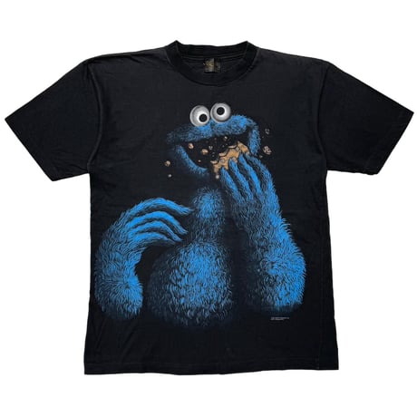 SESAME STREET COOKIE MONSTER BLACK OUT CHANGES LARGE 9522