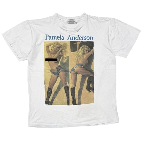 PAMELA ANDERSON SPLIT PORTRAIT WHITE L-XL 4379