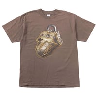 THE ROLLING STONES PADROCK TONGUE NO SECURITY TOUR BROWN MURINA XL 8186