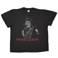 MICHAEL JACKSON RED TEXT DANCE SCENE BOOTLEG BLACK XL 3654
