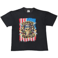 GUNS N' ROSES AMERICAN FLAG SKULL USE YOUR ILLUSION TOUR BROCKUM XL 3565
