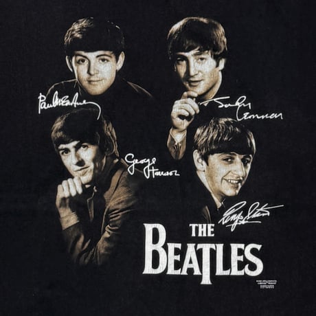 THE BEATLES MEMBER FACE NAME 2001 ALSTYLE XL BLACK 1785