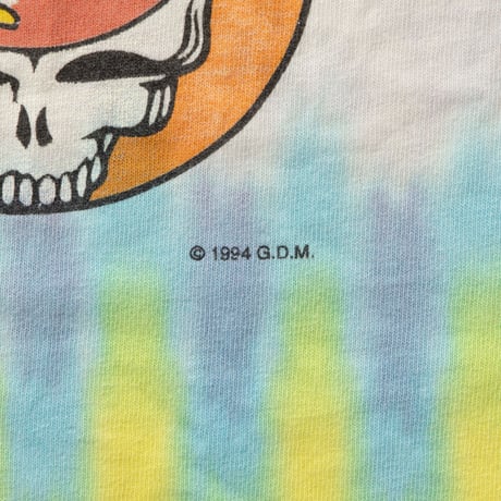 GRATEFUL DEAD 1994 SIX CIRCLE SKULL BEAR WHITE ANVIL XL 9939