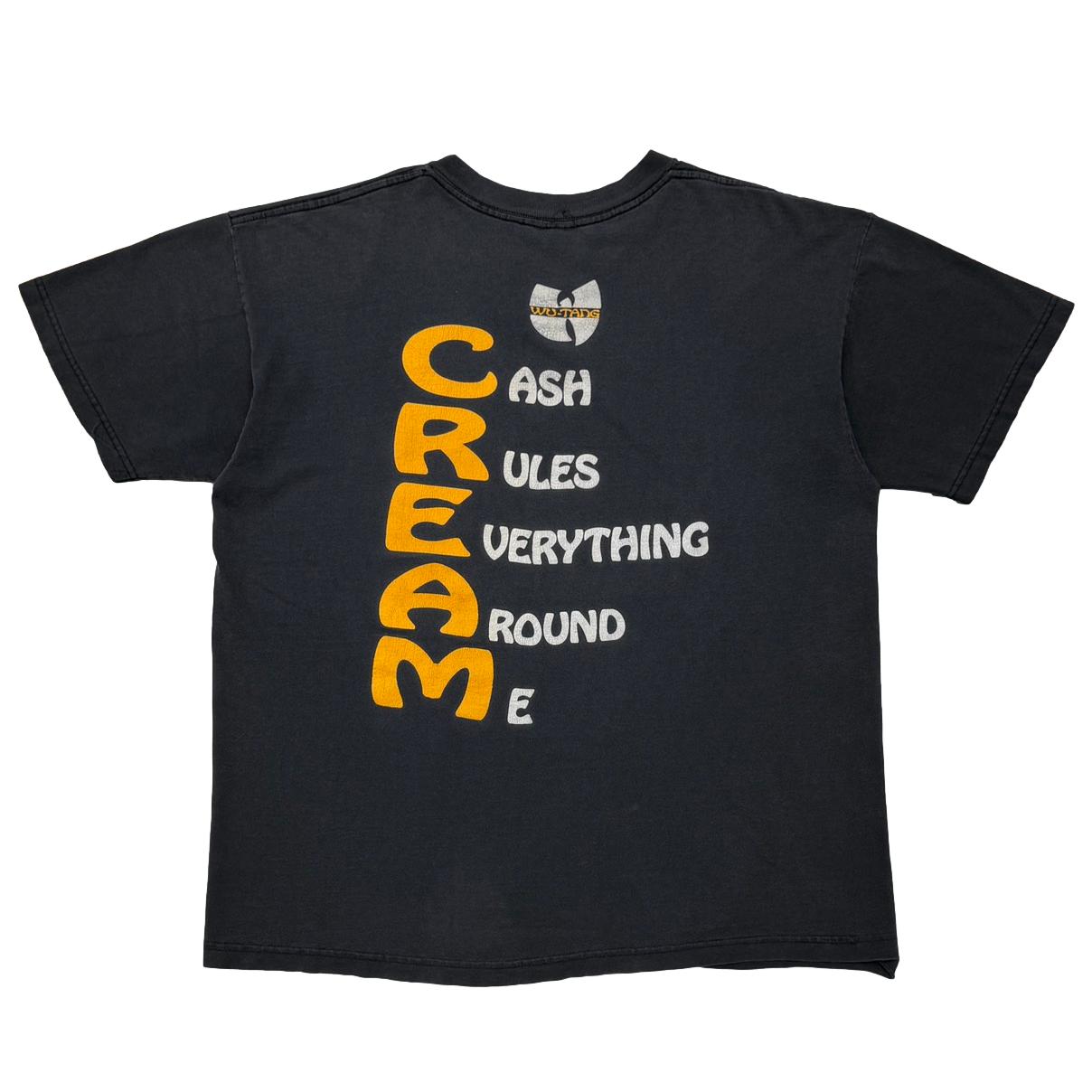 WU-TANG CLAN CREAM BLACK FITS XL A029 | greatLA