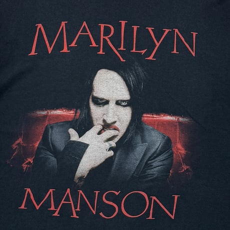 MARILYN MANSON ADD FINGER MANSON GILDAN LARGE 1136