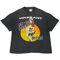 WARRANT BLOOD SWEAT AND BEER BROCKUM XL 1537
