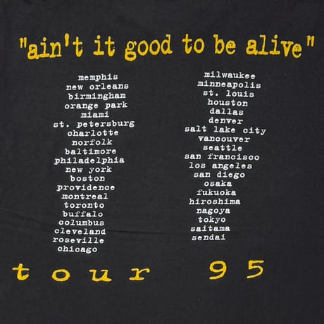 SLASH AIN'T IT GOOD TO BE ALIVE? TOUR 1995 BROCKUM LARGE 1764