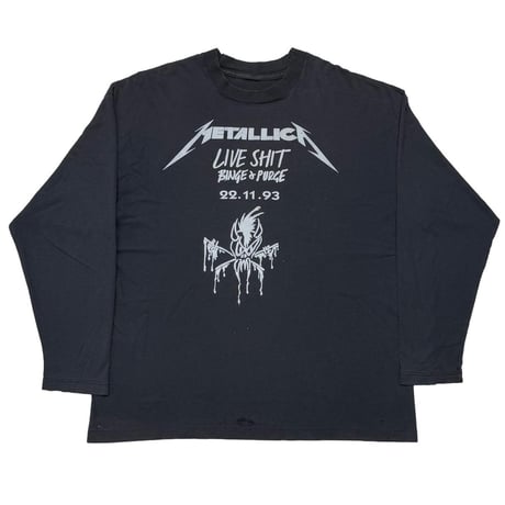 METALLICA LIVE SHIT BINGE&PURGE LS FITS XL 2423