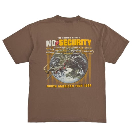 THE ROLLING STONES NO SECURITY PADLOCK TONGUE BROWN MURINA LARGE 8764