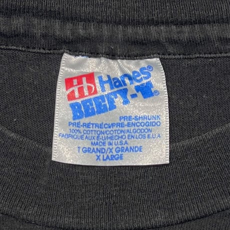 PARAMOUNT COMPANY PROMO TEXT HANES XL BLACK 0499