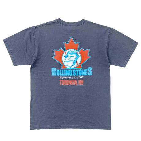 THE ROLLING STONES BASEBALL TONGUE 2005 TORONTO NAVY ANVIL LARGE 3634