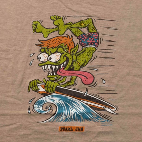 PEARL JAM OUT OF CONTROL BEIGE GIANT LARGE 9324