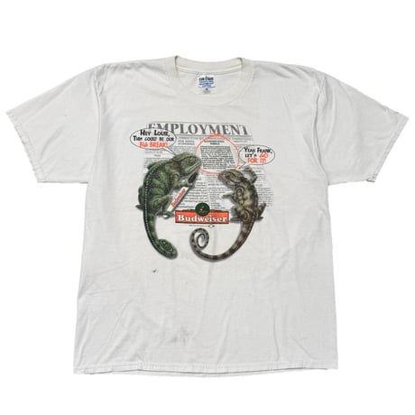 Budweiser 1997 CHAMELEON MILLER'S TAVERN WHITE GILDAN XL 9463