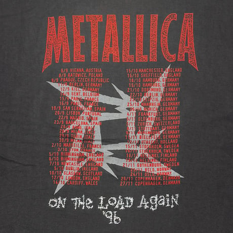 METALLICA ON THE LOAD AGAIN 1996 EURO XL 2019