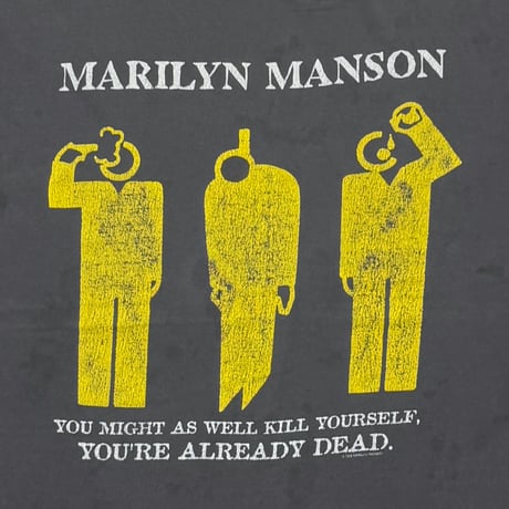 MARILYN MANSON 1996 SUICIDE YOU MIGHT AS WELL KILL YOURSELF YOU'RE ALREADY DEAD WINTERLAND XL 1126