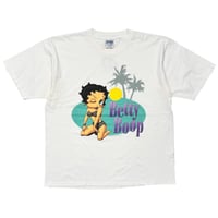 BETTY BOOP 1996 TROPICAL COLLECTION WHITE GILDAN XL 9025