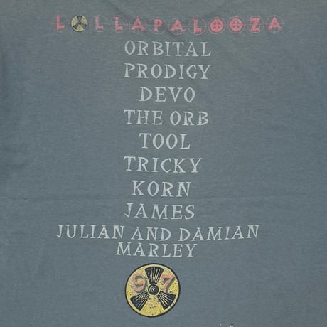 LOLLAPALOOZA 1997 MUSIC FESTIVAL SLATE XL 7563