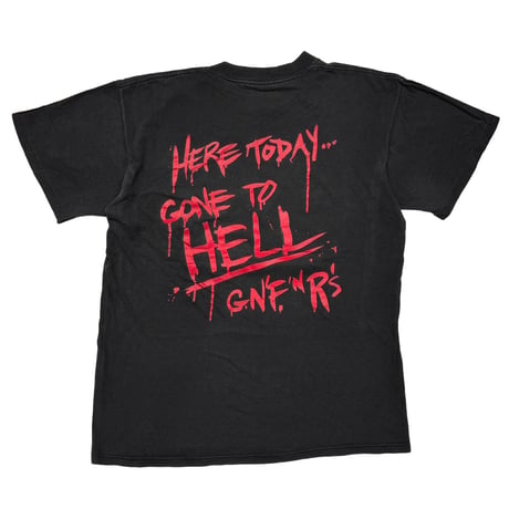 GUNS N’ ROSES 1991 CIRCLE LOGO BACK RED TEXT BROCKUM LARGE 7600
