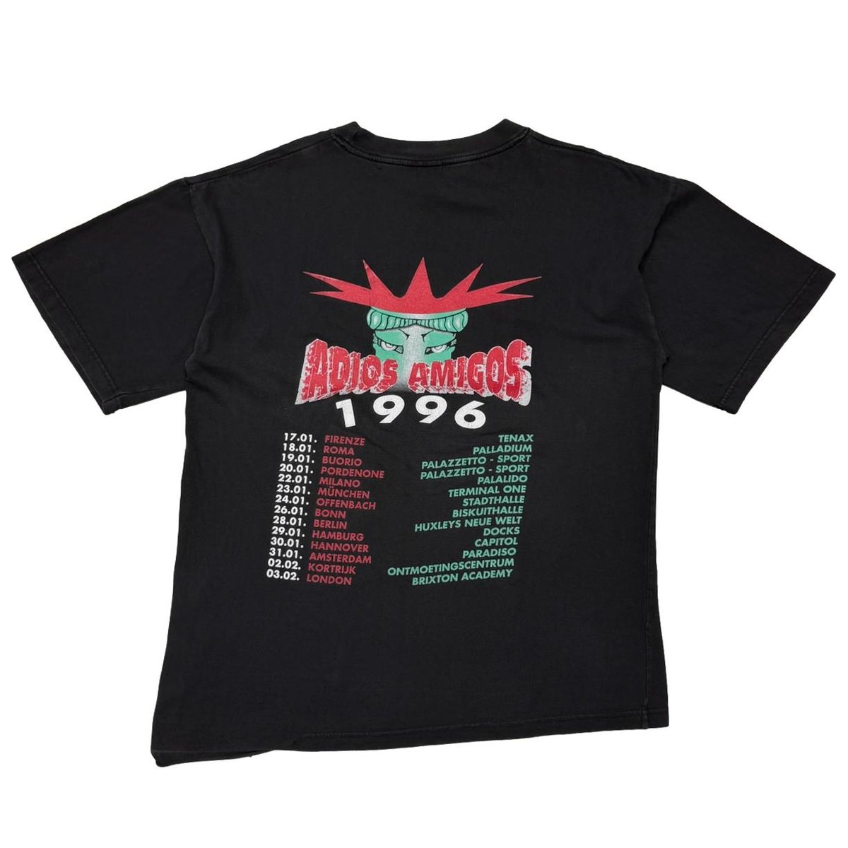 洋楽 RAMONES RAMONES ADIOS AMIGOS 1996 BLACK XL 1943 | great
