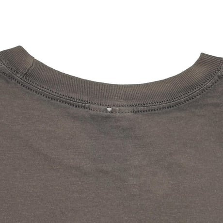 NIRVANA TEXT LOGO WITH SMILE CHARCOAL M&O LARGE 8439