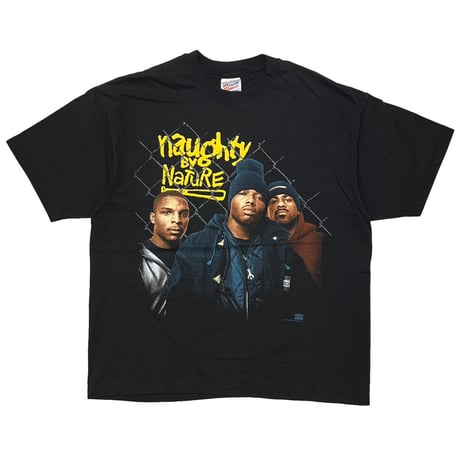 NAUGHTY BY NATURE 1993 MEMBER DOUBLE SIDE HANES XL 7783