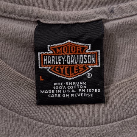 HARLEY DAVIDSON EMBLEM GOLDEN GATE CALIFORNIA GREY LARGE 3607