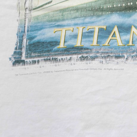 TATANIC MOVIE PROMO WHITE JAM FITS XL 5074