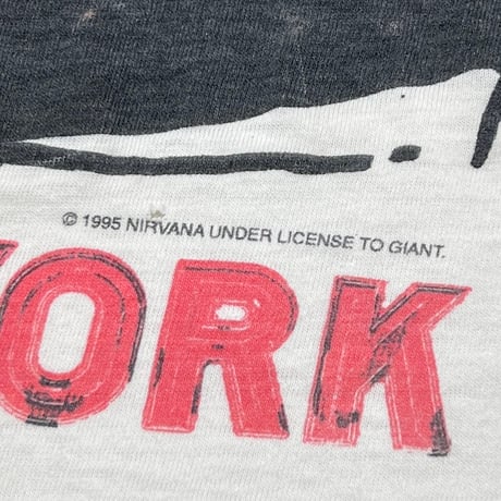 NIRVANA 1995 LIVE IN NEW YORK MTV UNPLUGGED WHITE EURO XL 8870