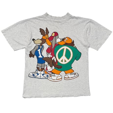 LOONEY TUNES 1993 TAZ & BUNNY & COYOTE ASH GREY FITS LARGE 5770