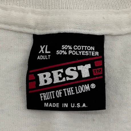 Newport ORANGE TEXT pleasure! WHITE FRUIT OF THE LOOM XL 2391
