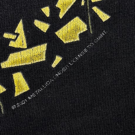 METALLICA PUSHEAD 2001 NO LEAF CLOVER LARGE 0789
