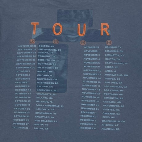 TINA TURNER TOUR 2000 TWENTY FOUR SEVEN SLATE GIANT FITS LARGE 1919