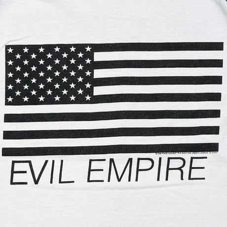 RAGE AGAINST THE MACHINE EVIL EMPIRE RAGLAN GIANT LARGE 2310