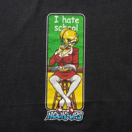 HOOK-UPS I HATE SCHOOL BLACK XL 7233