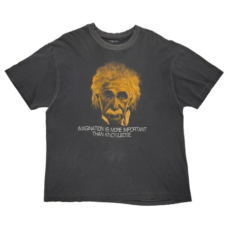 ARBERT EINSTEIN IMAGINATION IS MORE IMPORTANT THAN KNOWLEDGE BLACK FITS XL 1935