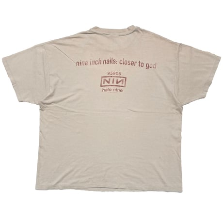 NINE INCH NAILS 1994 CLOSER TO GOD HALO EIGHT SAGE GREEN FITS XL 0896