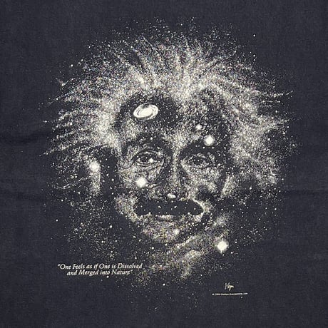 ALBERT EINSTEIN 1993 SPACE ONE FEELS AS IF ONE IS DISSOLVED FITS XL 9393