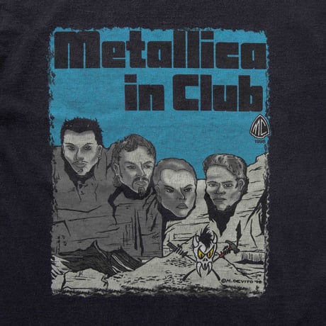 METALLICA METALLICA IN CLUB BACK HARLEY PARODY LOGO GIANT LARGE 1633
