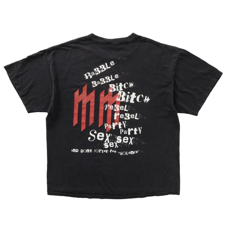 MARILYN MANSON	2003 THIS IS THE NEW SHIT BABBLE BITCH REBEL PARTY SEX GIANT FITS XL 1907