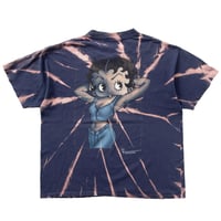 BETTY BOOP 1997 TOMMY HILFIGER PARODY BW BOOP WEAR TIEDYE FITS XL  9445